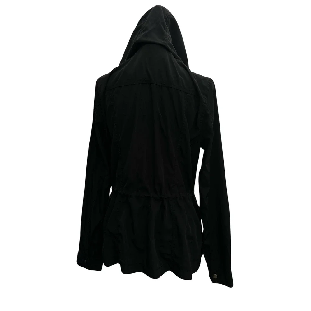 Athletic Collection by 26 International Black Utility Anorak Jacket Hooded L